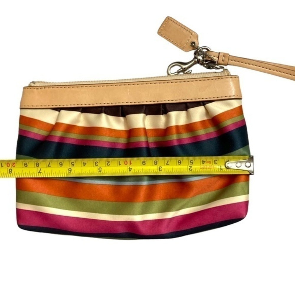 Coach vintage y2k rare multicolor legacy wristlet clutch bag - Picture 2 of 12